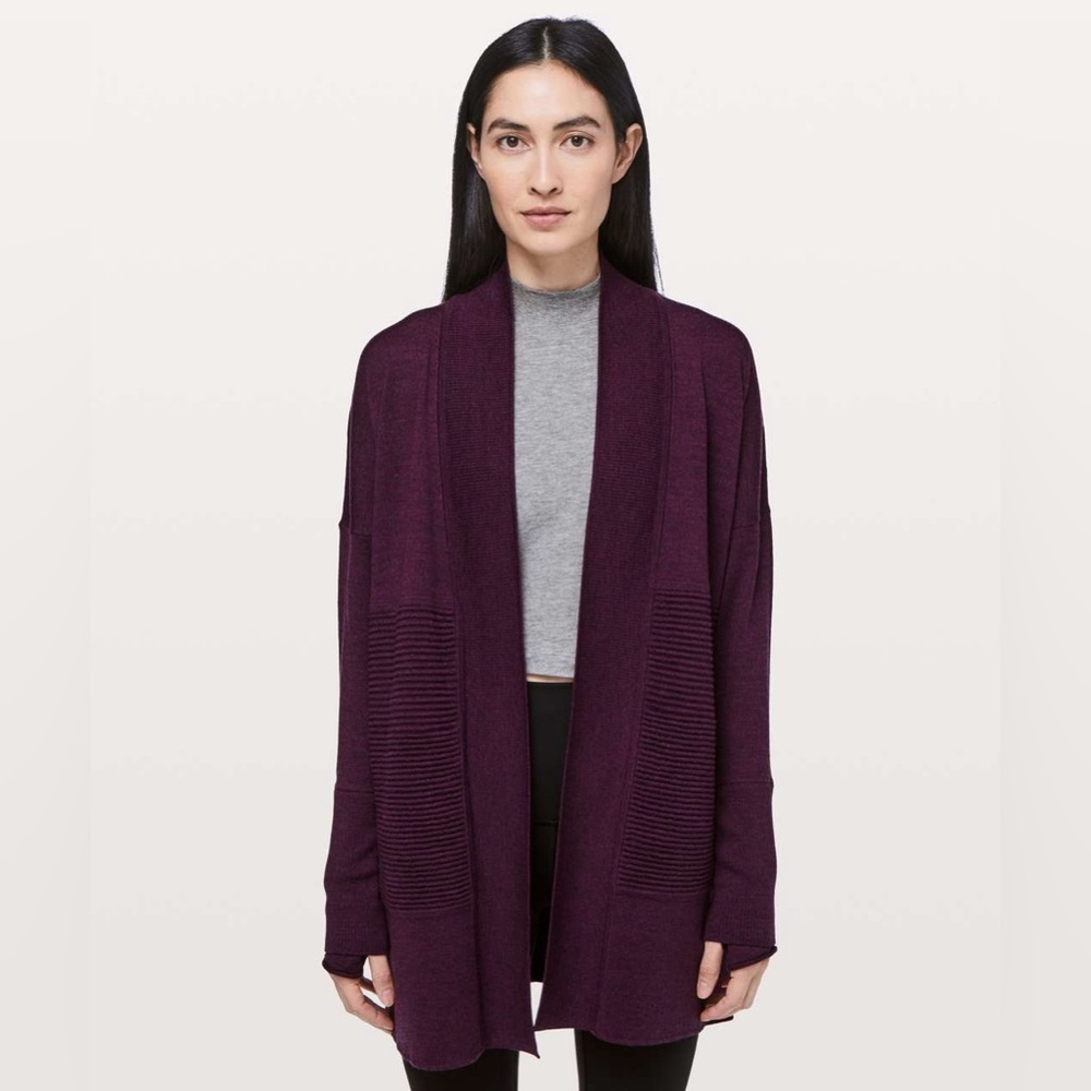 Lululemons sit in lotus wrap